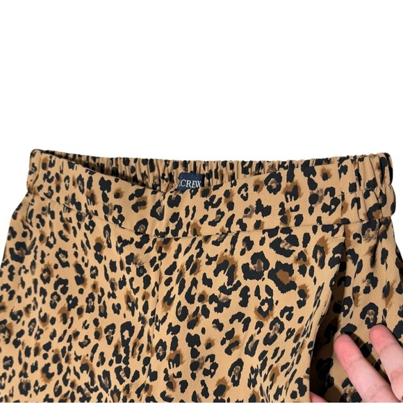 J. Crew Leopard Jamie Pant With Elastic Waist Size 2 - Picture 9 of 14